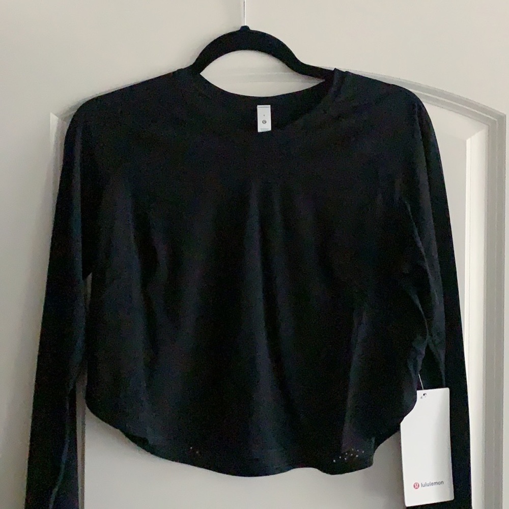 Lululemon UV Crew Neck Long Sleeve Black